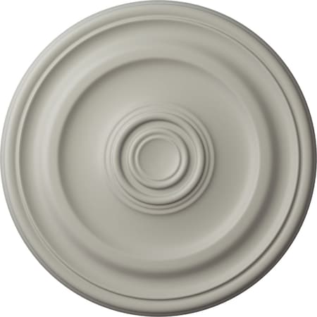 Ekena Millwork Devon Ceiling Medallion (Fits Canopies up to 3 5/8"), Hand-Painted Pot of Cream, 15 3/4"OD x 1 1/2"P CM15DEPCF